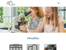Tablet Screenshot of dbgwiehl.de
